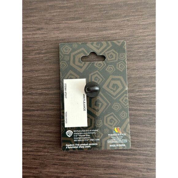 Beetlejuice Gravestone Beetlejuice Enamel Pin - Picture 2 of 3